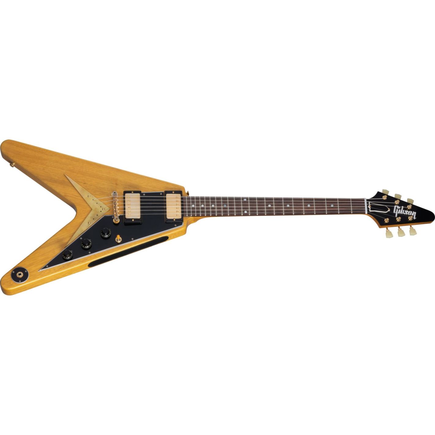 1958 KORINA FLYING V BLACK PICKGUARD NATURAL