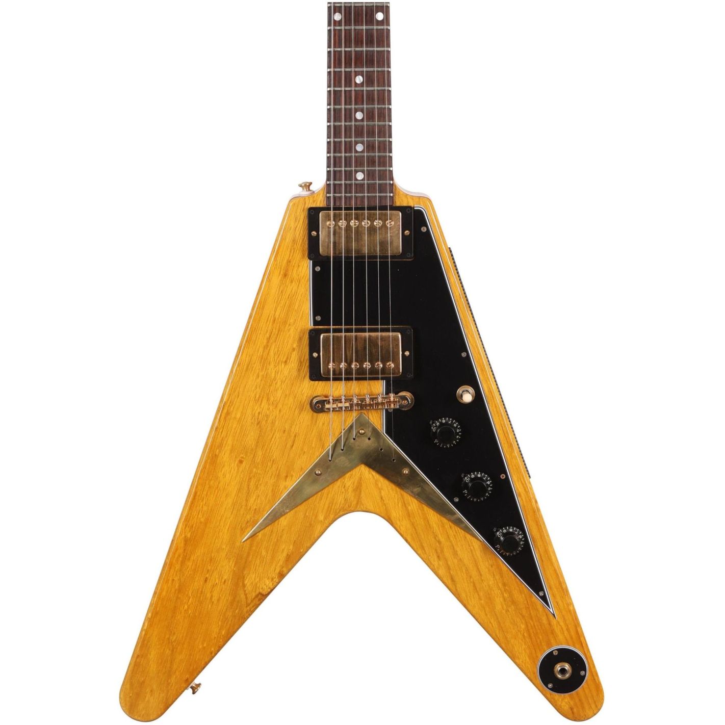 1958 KORINA FLYING V BLACK PICKGUARD NATURAL