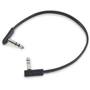 FLAT TRS CABLE 30 CM BK