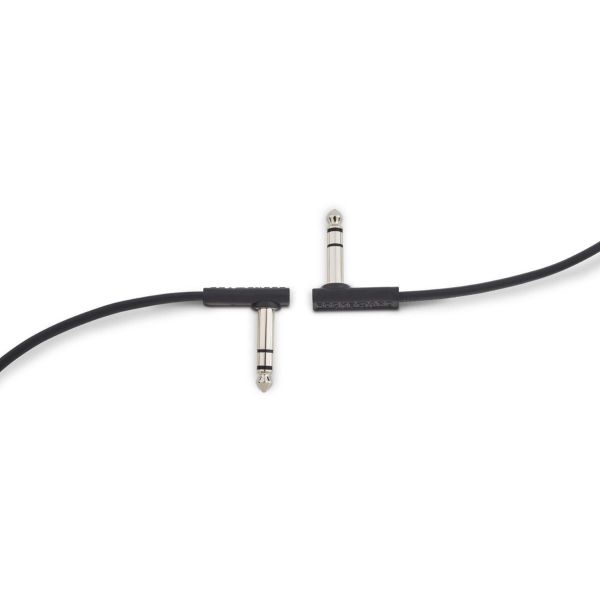 FLAT TRS CABLE 30 CM BK