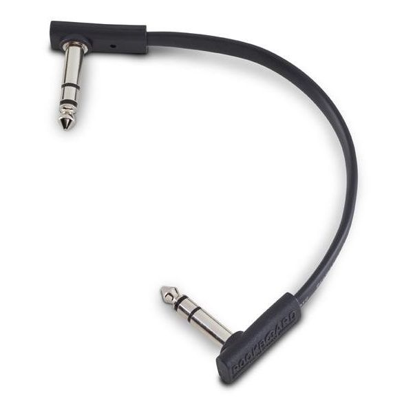 FLAT TRS CABLE 15 CM BK