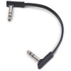 FLAT TRS CABLE 15 CM BK