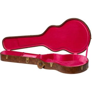 LIFTON HISTORIC BROWN-PINK HARDSHELL CASE ES-335...