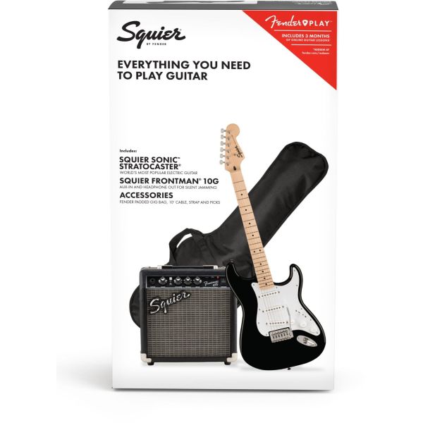 PK SONIC STRATOCASTER BLK 10G
