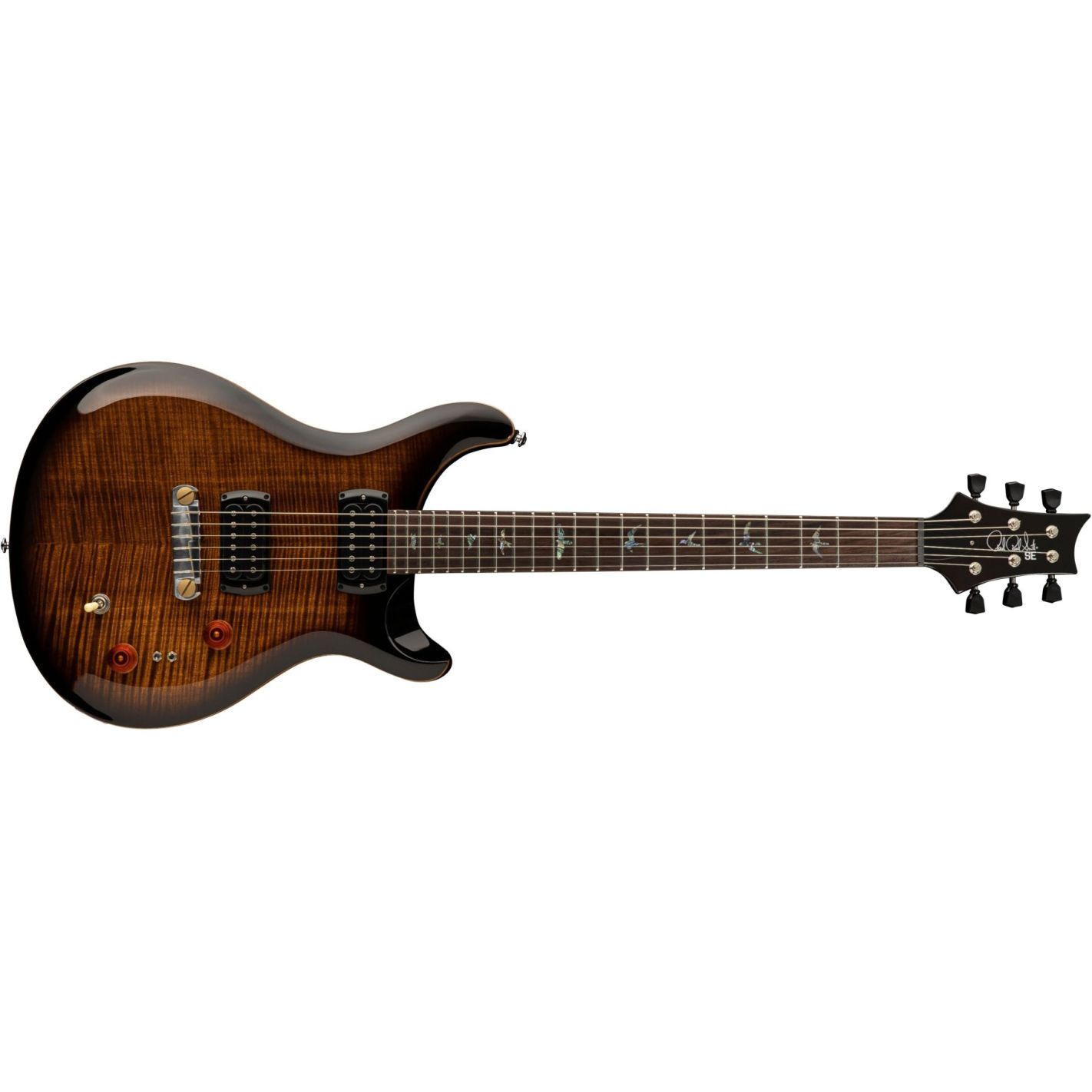 SE PAULS GUITAR BLACK GOLD SUNBURST