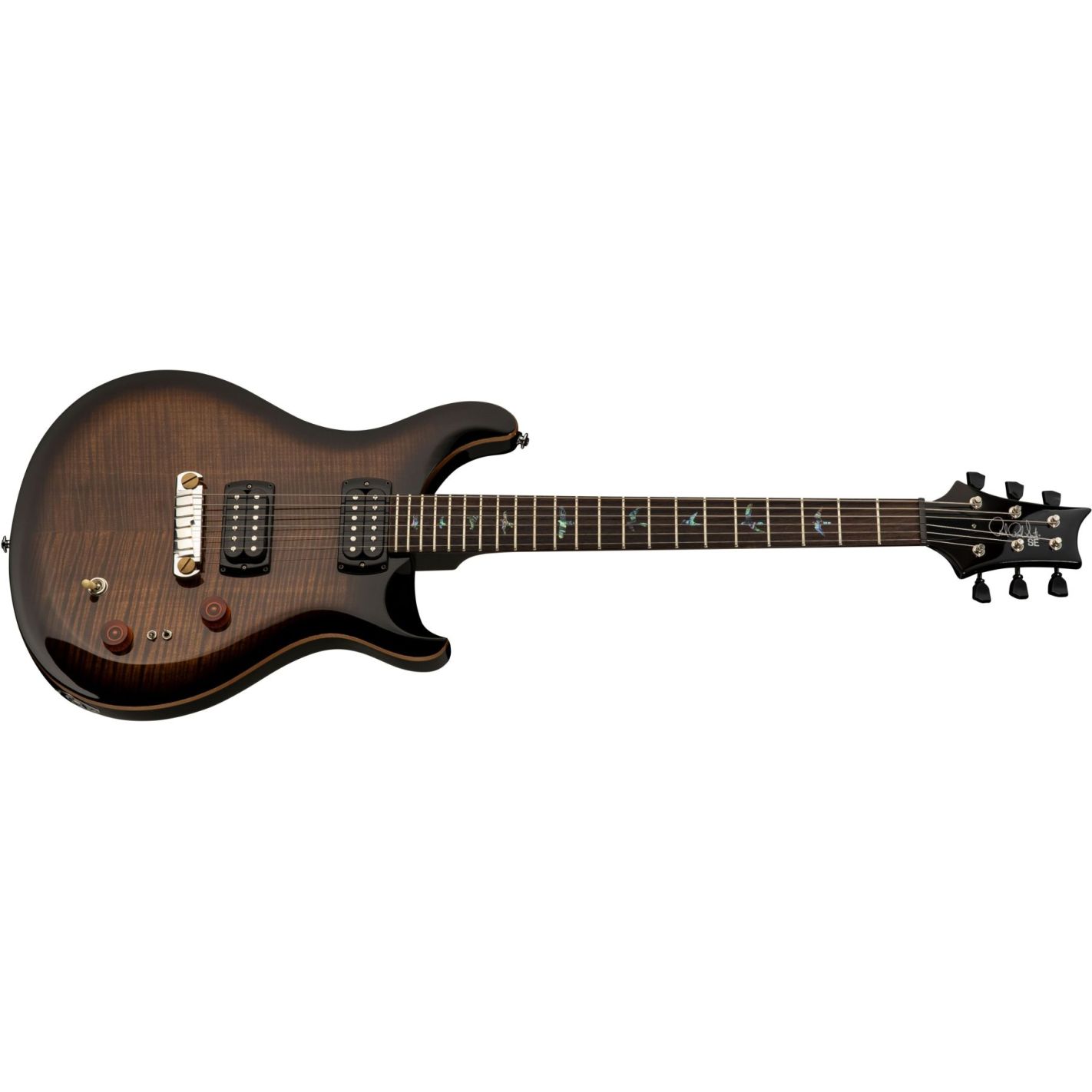 SE PAULS GUITAR BLACK GOLD SUNBURST