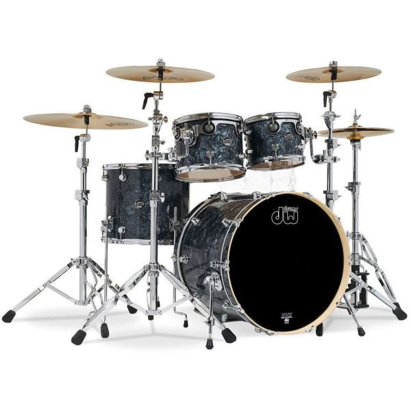 PERFORMANCE 4PC DRUM SET 22-10-12-16 BLACK DIAMOND