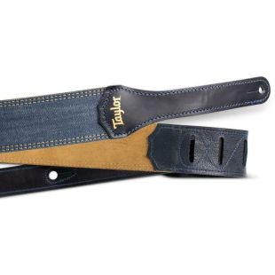 BLUE DENIM STRAP GOLD LOGO 2