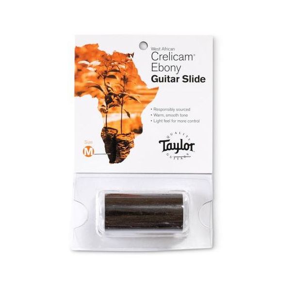GUITAR SLIDE EBONY MEDIUM 3-4