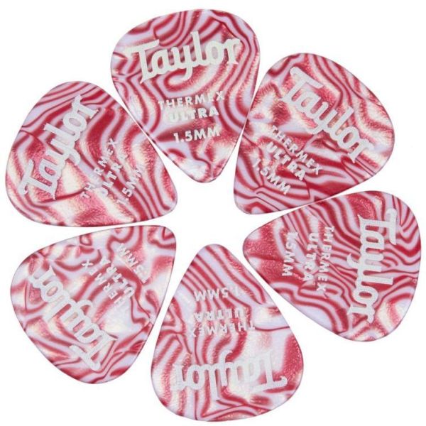 PICKS THERMEX 351 1.50MM RUBY SWIRL ULTRA 6-PC