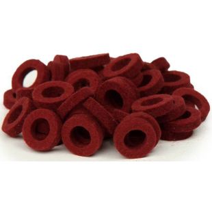 NATURAL FELT RINGS PUCE