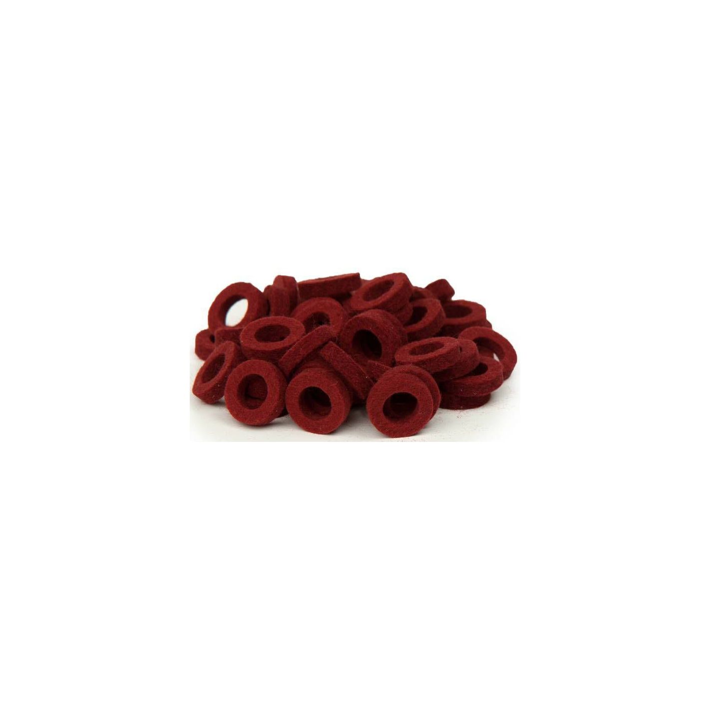 NATURAL FELT RINGS PUCE