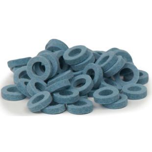 NATURAL FELT RINGS LIGHT BLUE
