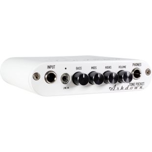 TONE POCKET WHITE BASS HEADPHONE AMP