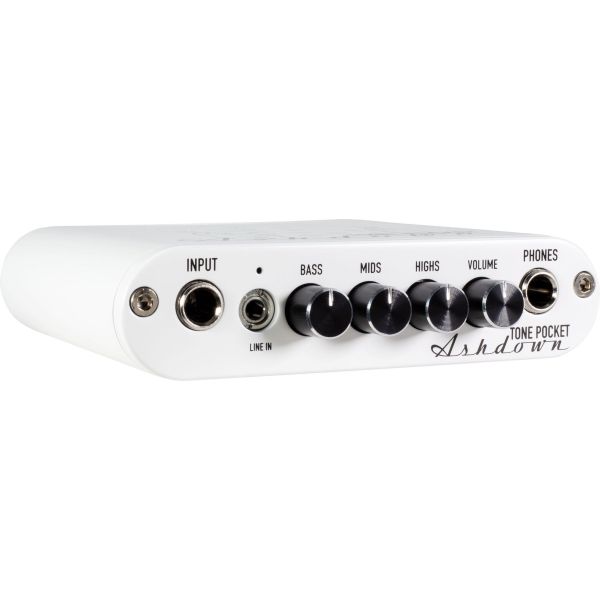 TONE POCKET WHITE BASS HEADPHONE AMP