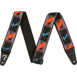 NEON MONOGRAM STRAP BLUE-ORNG