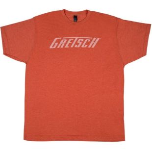 GRETSCH LOGO TEE HTHR ORNG S