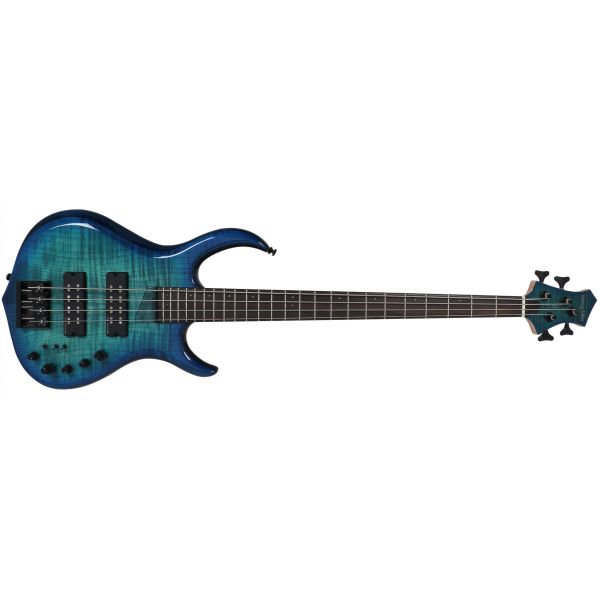 M7 ALDER-4 FRETLESS TRANSPARENT BLUE 2ND GEN