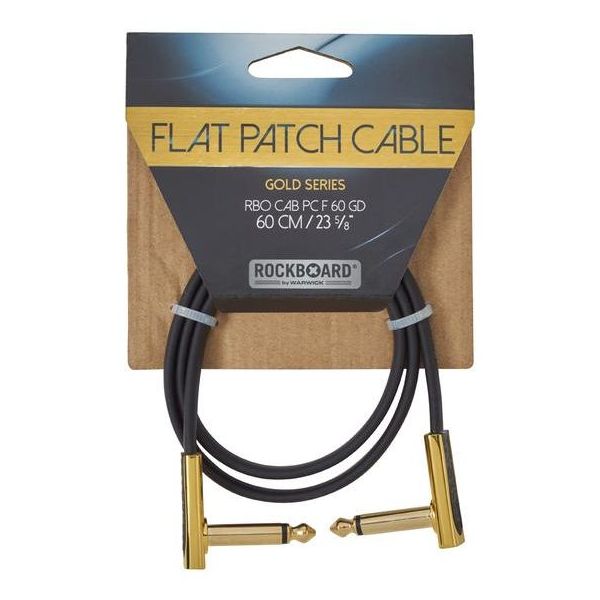 FLAT PATCH CABLE GOLD 60 CM