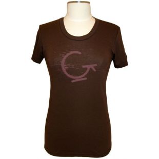 GRETSCH LADIES G T-SHIRT BROWN L