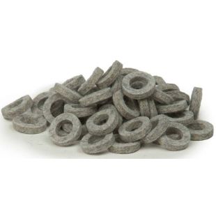 NATURAL FELT RINGS TINGED GREY