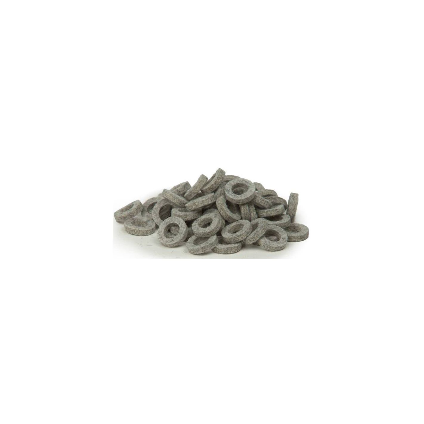 NATURAL FELT RINGS TINGED GREY