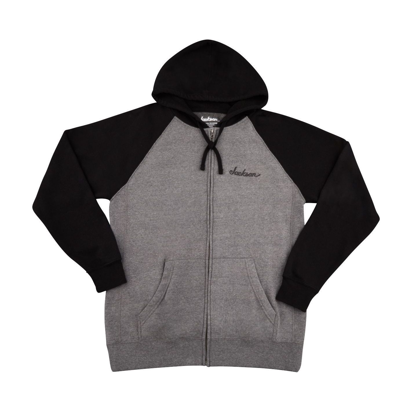 JACKSON ZIP HOODIE BLK-GRY S