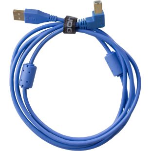 U95006LB ULTIMATE AUDIO CABLE USB 2.0 A-B BLUE ANGLED 3M