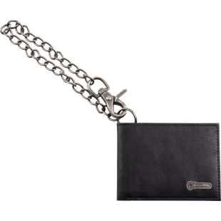 CHARVEL LEATHER WALLET W CHAIN