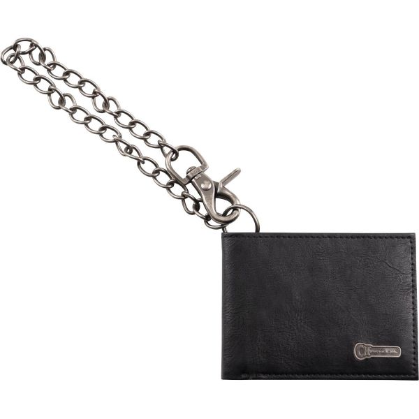 CHARVEL LEATHER WALLET W CHAIN