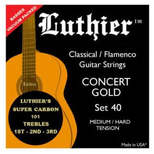 JUEGO CUERDAS 40 SUPER CARBON CLASICA LU-40SC