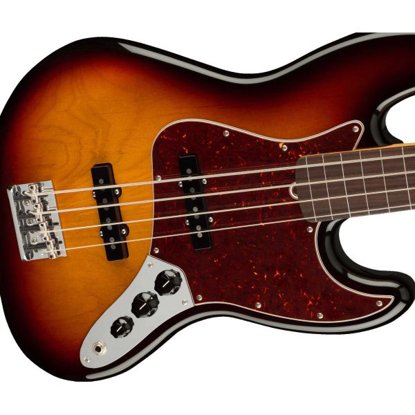 AMERICAN PROFESSIONAL II JAZZ BASS FRETLESS RW...