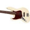 AMERICAN PROFESSIONAL II JAZZ BASS LEFT-HAND RW OLYMPIC WHITE