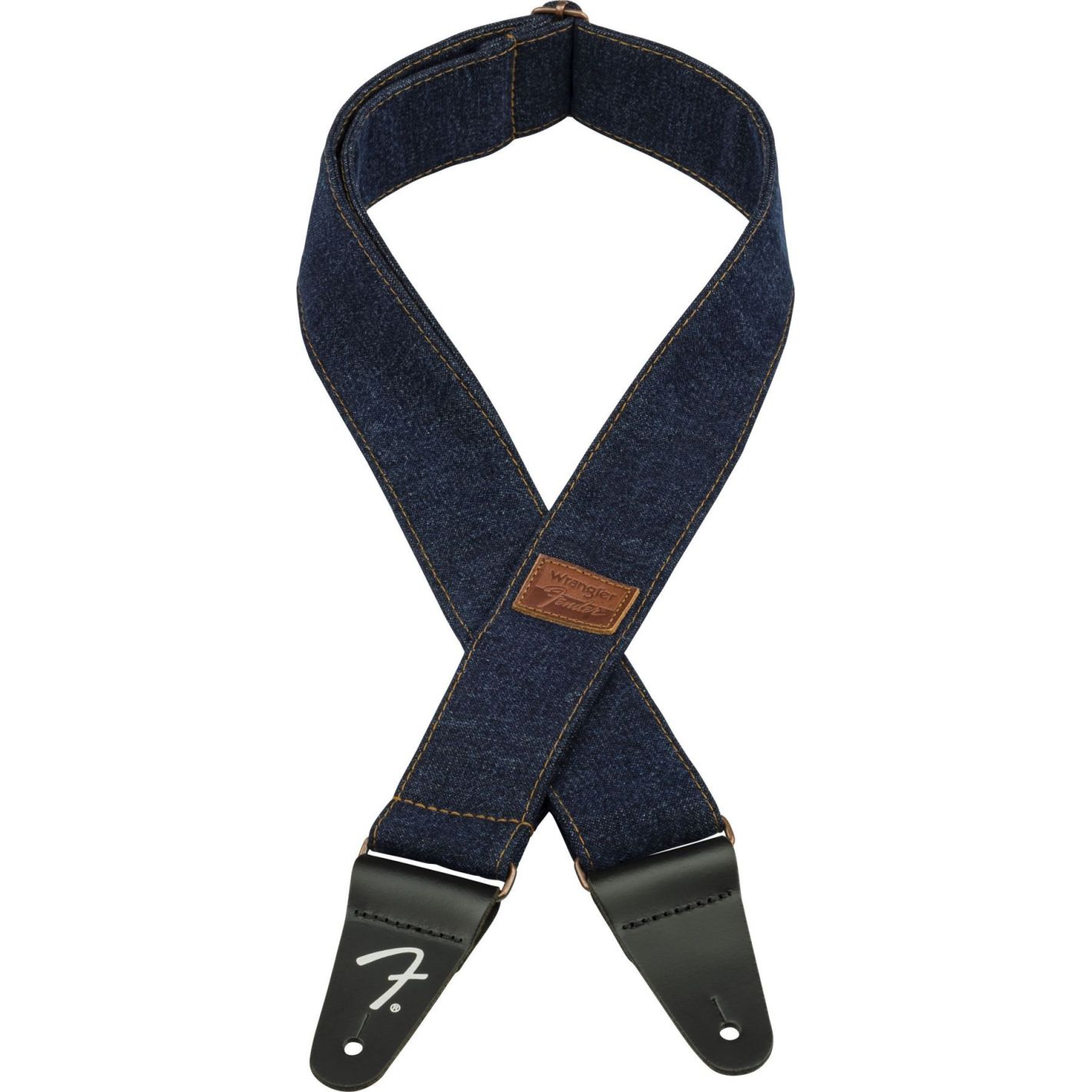 WRANGLER x FENDER LOGO DENIM STRAP DRK IND