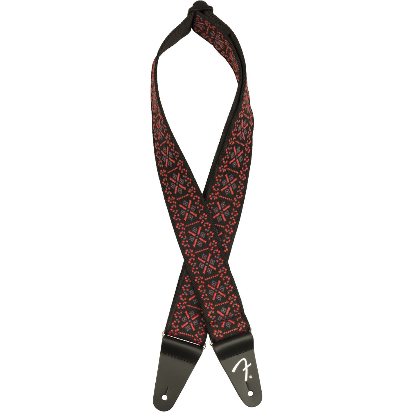 PASADENA WOVEN STRAP LATTICE RED