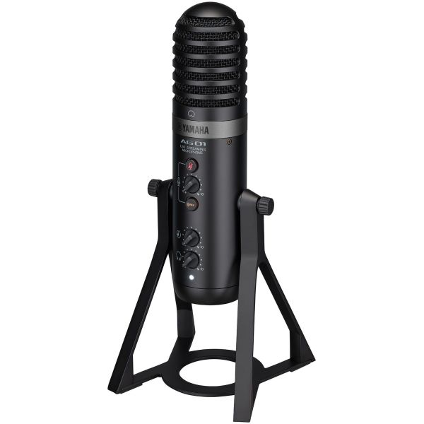 AG01 BLACK LIVE STREAMING USB MICROPHONE