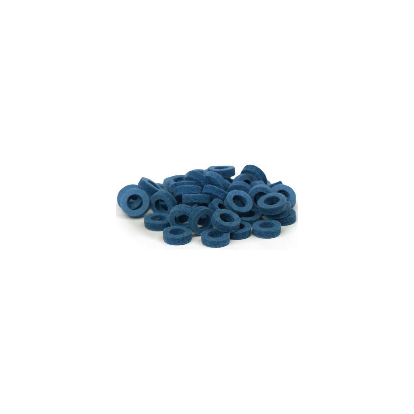 NATURAL FELT RINGS MIDDLE BLUE