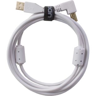 U95006WH ULTIMATE AUDIO CABLE USB 2.0 A-B WHITE ANGLED 3M