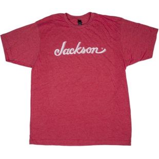 JACKSON LOGO TEE HTHR RED 2XL