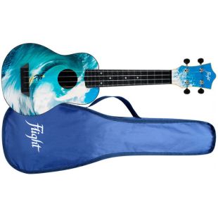 UKELELE SOPRANO TUS-25 TRAVEL SURF