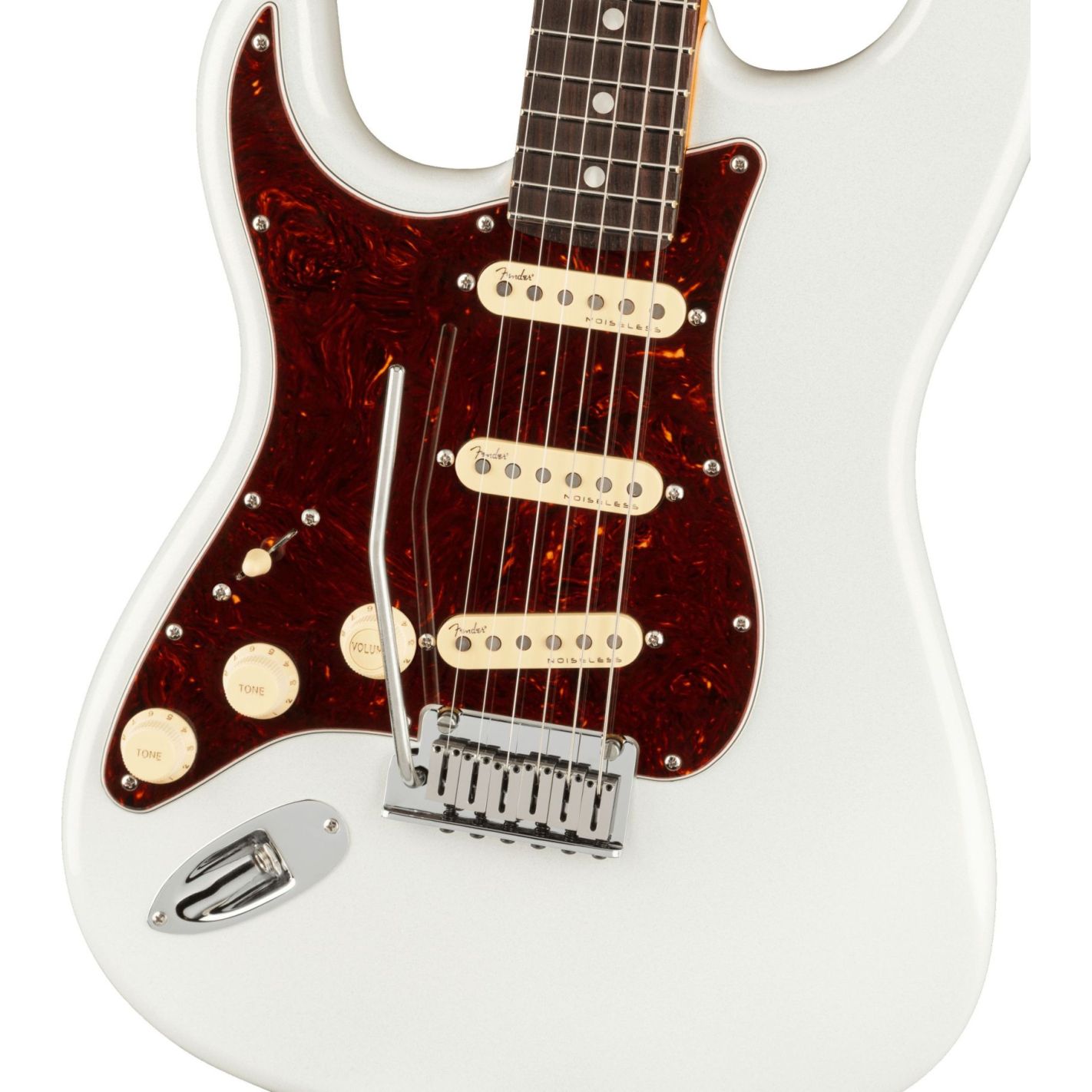 AMERICAN ULTRA STRATOCASTER LH RW ARCTIC PEARL