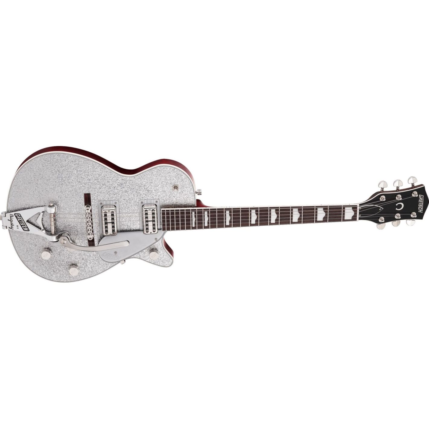 G6129T-89VS SPARKLE JET BIGSBY RW SILVER SPARKLE