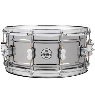 14X6.5 BLACK NICKEL OVER STEEL SNARE