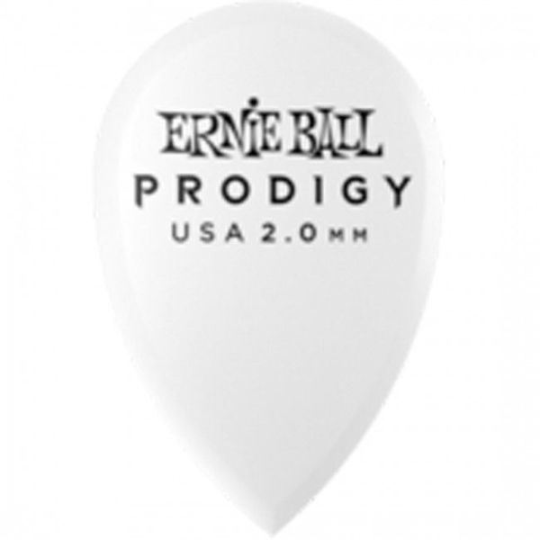EB9336 PRODIGY PICKS 2.0 MM TEARDROP WH