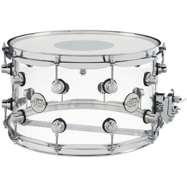 SNARE DRUM DESIGN ACRYL 14X8 CLEAR
