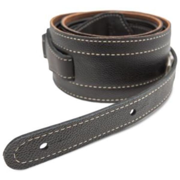 STRAP AMERICAN DREAM LEATHER BROWN-BLACK wWHITE...