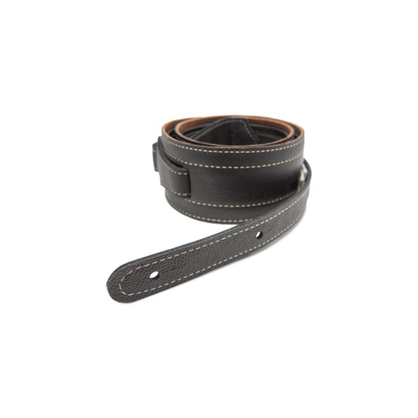 STRAP AMERICAN DREAM LEATHER BROWN-BLACK wWHITE...