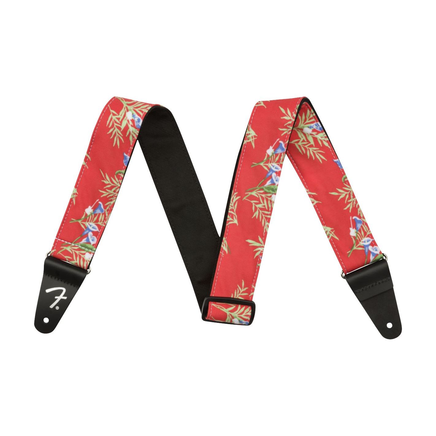 2 HAWAIIAN STRAP RED FLORAL