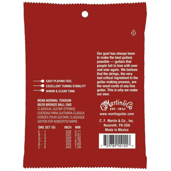 M260 CLASSICAL 80 20 BRONZE NORMAL TENSION