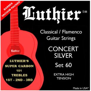 JUEGO CUERDAS 60 SUPER CARBON CLASICA LU-60SC